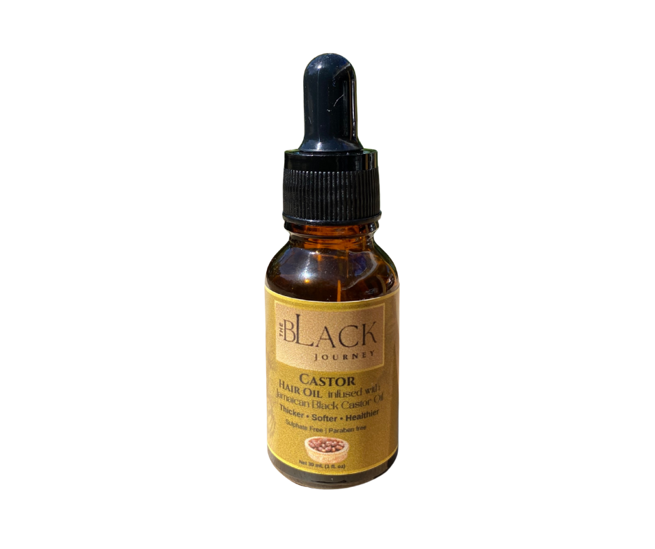 the black castor hair oil (30 ml)